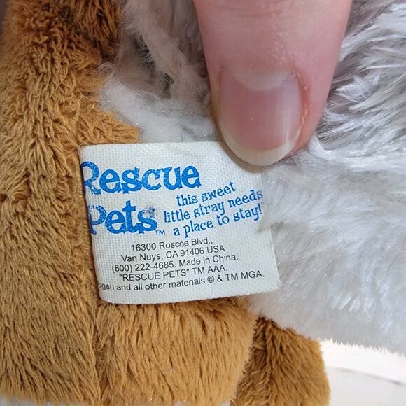 Vtg Rescue Pets Animated Dog Plush Happy/Sad Bark Wags Battery Operated Works! - Picture 8 of 14